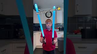 Here is a Quick Look at the new lightsabers #lightsaber #starwars #kidstoys
