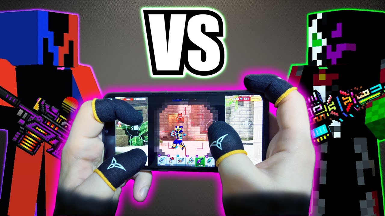 MIRAX VS JustSpawn (Digital Sunrise VS Anti-Champion Rifle) - Pixel Gun 3D