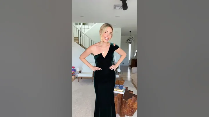 Which dress should I wear to a black tie fall wedding?! Wedding guest try on!