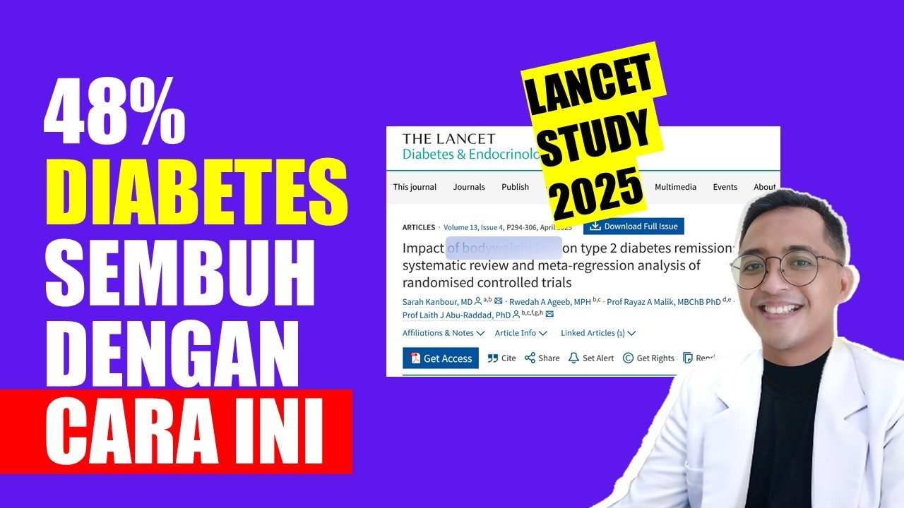 48 Persen Pasien Diabetes Remisi Total Hanya Dengan Ini (Lancet 2025)