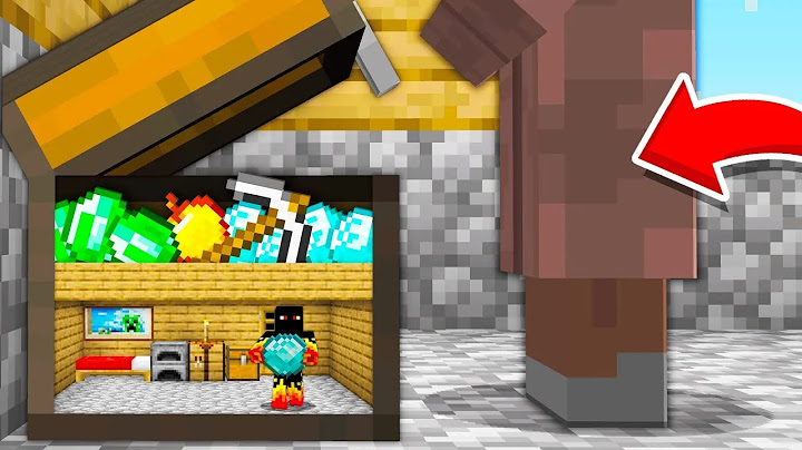 Hidden in the Villager Chest to Steal Diamonds