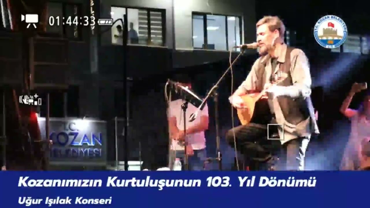 2 Haziran Kozanımızın Kurtuluşunun 103.yıldönümü Uğur Işılak Konseri