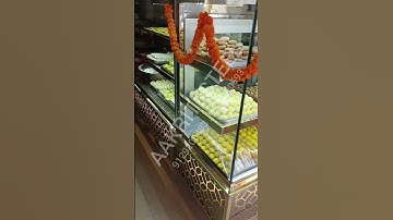 Sweet Display Counter || Best sweet Display #bihar #displaycounter #bihar  #sweetsshop #kushinagar