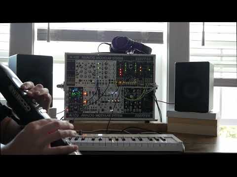 EWI 5000 modular ambient jam (lydian)