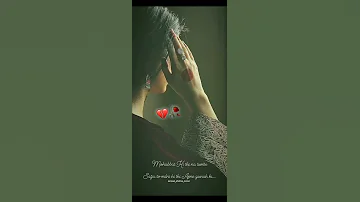 Tumhe humse badhkar duniya, love WhatsApp status