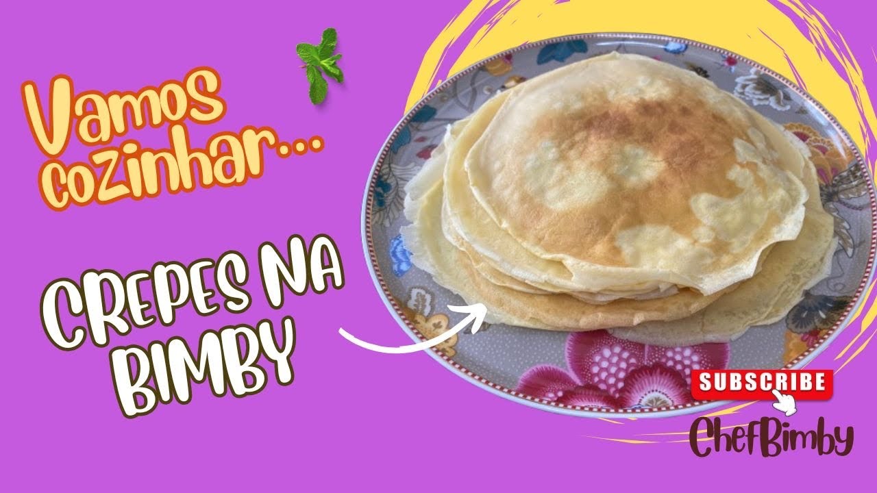 Crepes na Bimby (Thermomix): super fácil e com textura incrível!