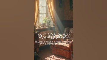 سورة الحاقة الآيات { ١ - ٨ } #shortvideo #اكسبلور #المصحف #quran #حالات_واتس #راحة_نفسية #دويتو #لاي
