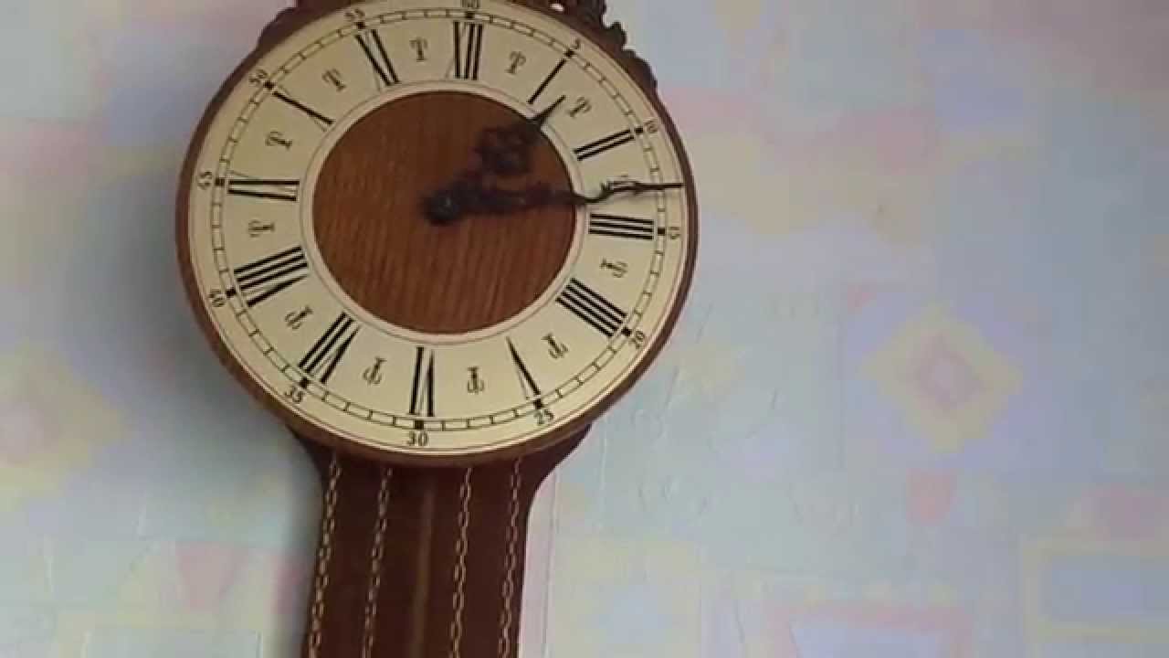 s.b.s feintechnik wall clock YouTube