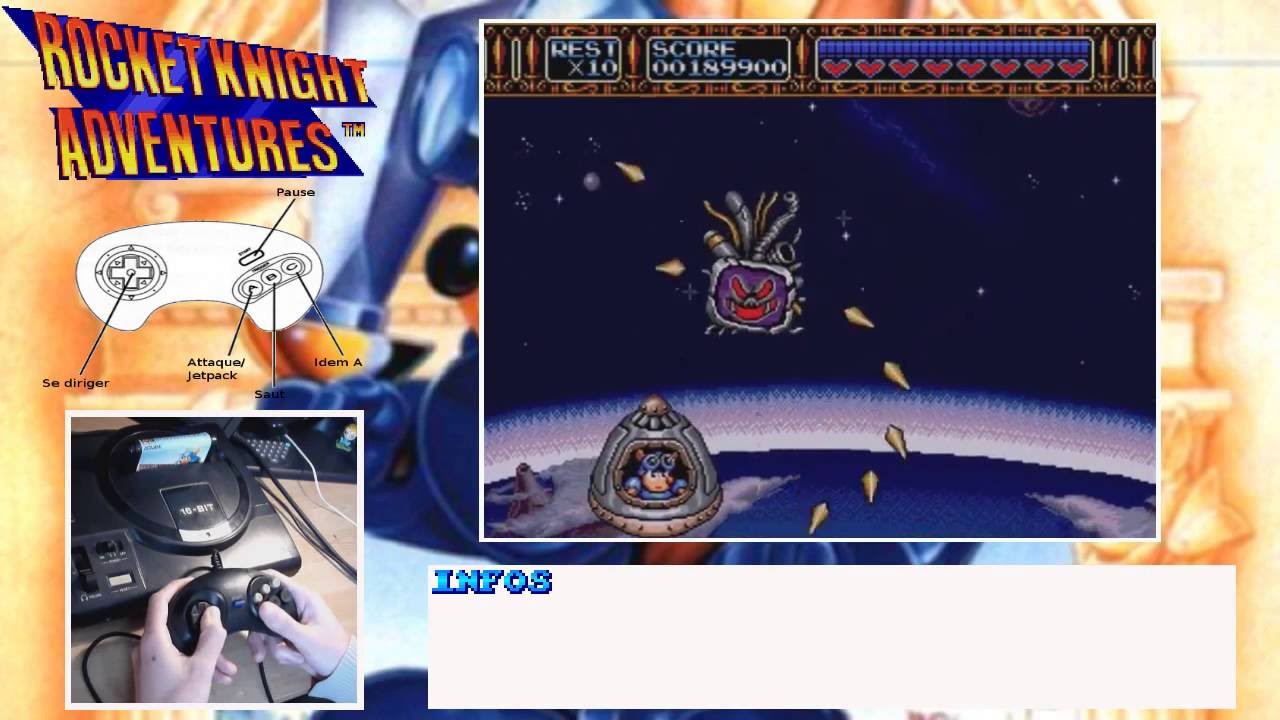 Rocket Knight Adventures MegaDrive (MD) Japan Complet Très Bon état