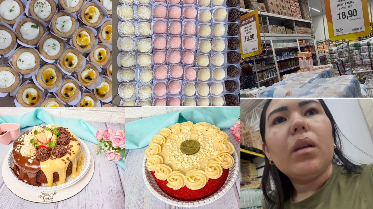 Mini tortinhas / mercado / doces / delivery 