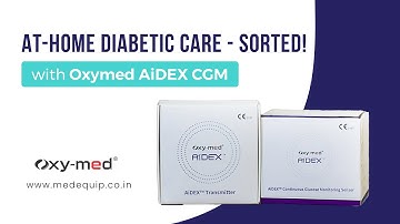 Manage your sugar levels BETTER with Oxymed AiDEX CGM | Continuous Glucose Monitoring