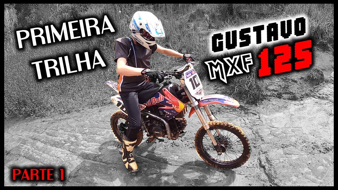 PRIMEIRA TRILHA NA MINI MOTO 125CC 