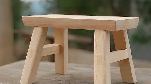 Handmade Wooden Stool  Ancient Craft That Fits Modern Life   New Farmer Project 2025