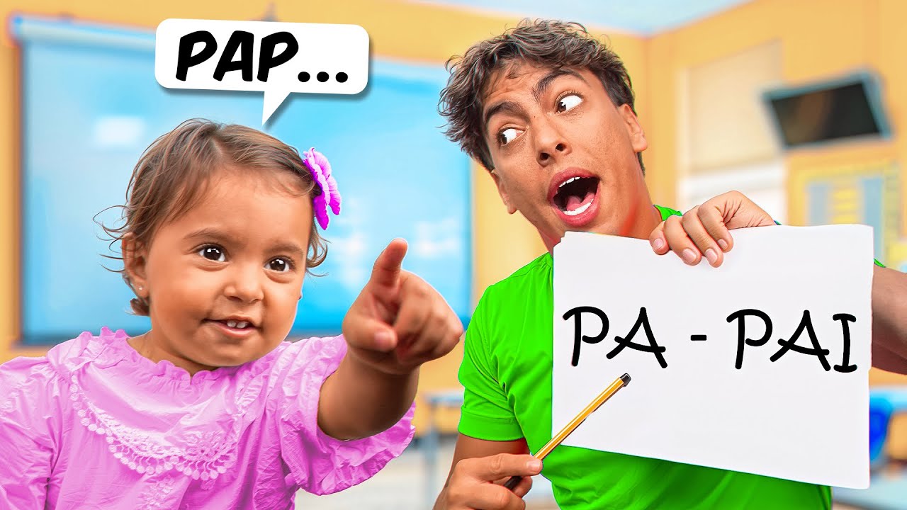 ENSINEI MINHA FILHA A FALAR!