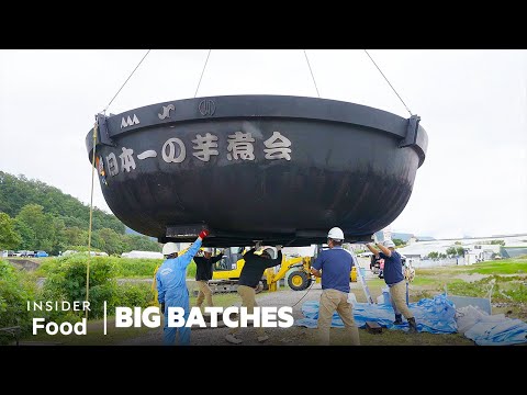 How Japanese Chefs Feed 30,000 People With World's Largest Bowl Of Imoni Soup | Big Batches