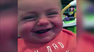 Plié de rire quand papa lui dit qu il pu