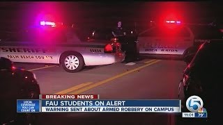 FAU students on alert