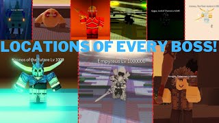SHADOVIS RPG - Locations of **EVERY BOSS** In The Entire Game!! (tutorial)