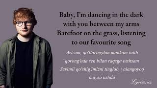 Ed Sheeran - Perfect (lyrics and translate by @n_gaffarov)