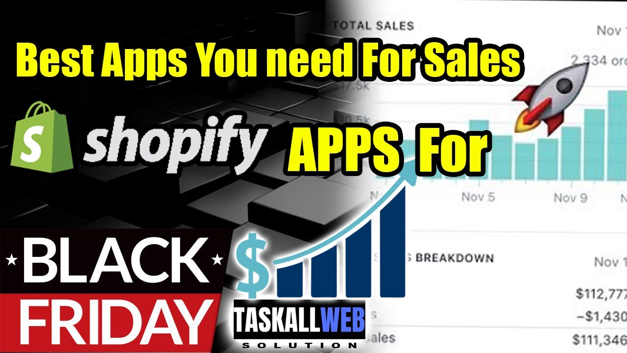 Best Shopify Apps You need For black Friday Cyber Monday - YouTube