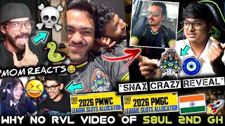 S8UL 3 New Announcements🤩Snax Leaks👀Savage🥶Adi Mamba😂JokerBhai Sheek🤭PMWC PMGC🇮🇳Snax Epic Reaction😂🚀