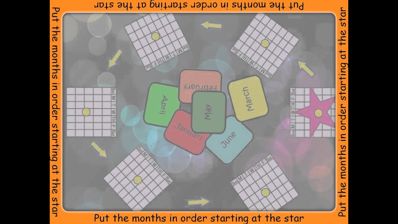 demolition derby SMART Table Activity - Months of the Year - CAN