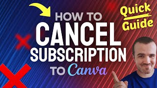 How to CANCEL Canva Subscription (Step by Step)