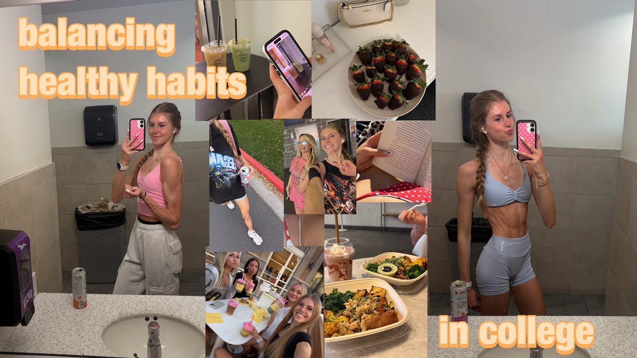 how I balance healthy habits while in college! (Q & A)
