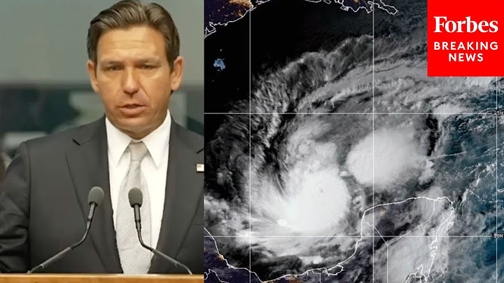 BREAKING NEWS: Florida Gov. DeSantis Gives Update On 'Major Hurricane' Milton: 'Now A Category 4'