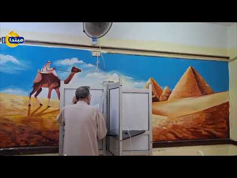 انتظام العملية الانتخابية في مدرسة المقدم وليد صادق الثانوية العسكرية بنين بكوبري القبة