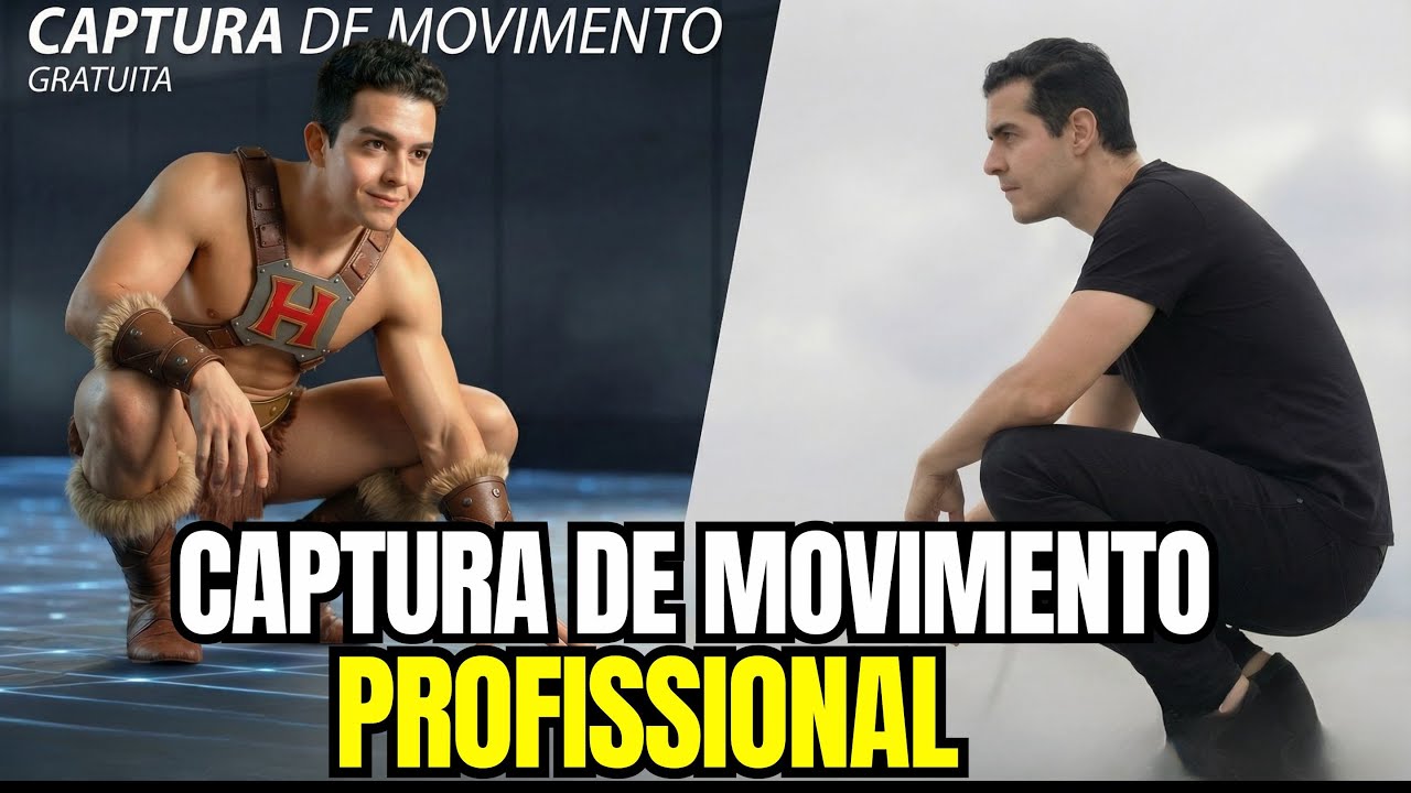COMO FAZER CAPTURA DE MOVIMENTO PROFISSIONAL (Essa IA deveria ser proibida)