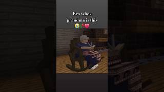 Evil ah grandma ✌️🥀💔 #minecraft #minecraftshorts #fypシ #viral