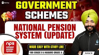 National Pension System | Government Schemes for RBI Grade B 2026 | Govt Schemes for NABARD