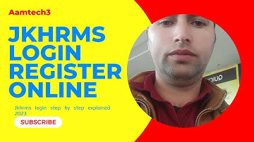 how to login JK HRMS Portal | register jkhrms Human Resources management system #hrmsjk #hrms