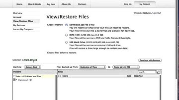 How to Create a Restore with Backblaze