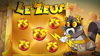 MEGA BET 5 SCATTER BONUS ON LE ZEUS!⚡