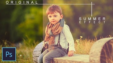 Photoshop Tutorial: How To Create Summer Fashion Effect