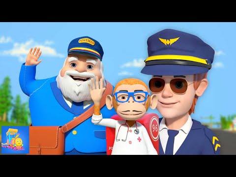Huffy Puffy Ajudantes da Comunidade + Música Infantil e Vídeo para Crianças