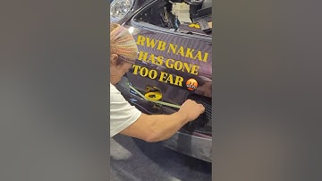 This CAN’T be real life 🤦🏼‍♂️ RWB Porsche has officially gone too far gluing tow hooks on cars👎🏻