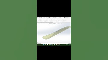 Spoon in Solidworks | Advance surface modeling
