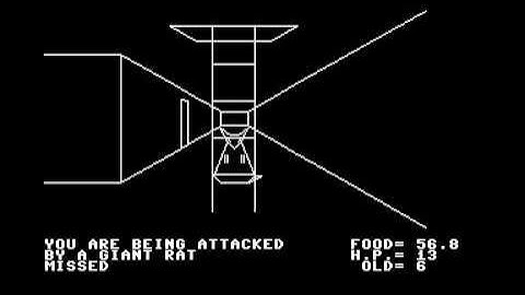 Akalabeth: World of Doom Preview, Commodore 64.