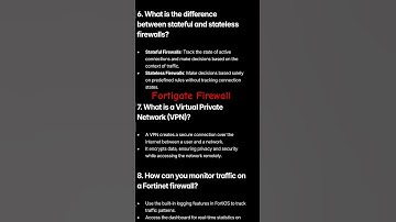 Fortigate firewall interview questions and answers #fortigate #firewall #interview #networkengineer