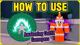 How To Use Awakening Outfit Gamepass In The Strongest Battleground Easy Guide
