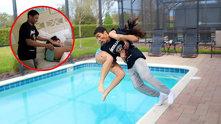 HOT ROOMMATE WAKES UP IN SWIMMING POOL PRANK!