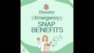 About Disaster Emergency SNAP Benefits