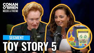 Conan Reacts To His "Toy Story 5" Smarty Pants Toy | Conan O'Brien Needs A Friend
