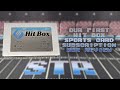 Our first time opening the hit box football subscription review veteran level