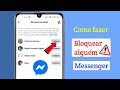 Como bloquear alguém no Messenger em 2026 | Bloqueio no Messenger