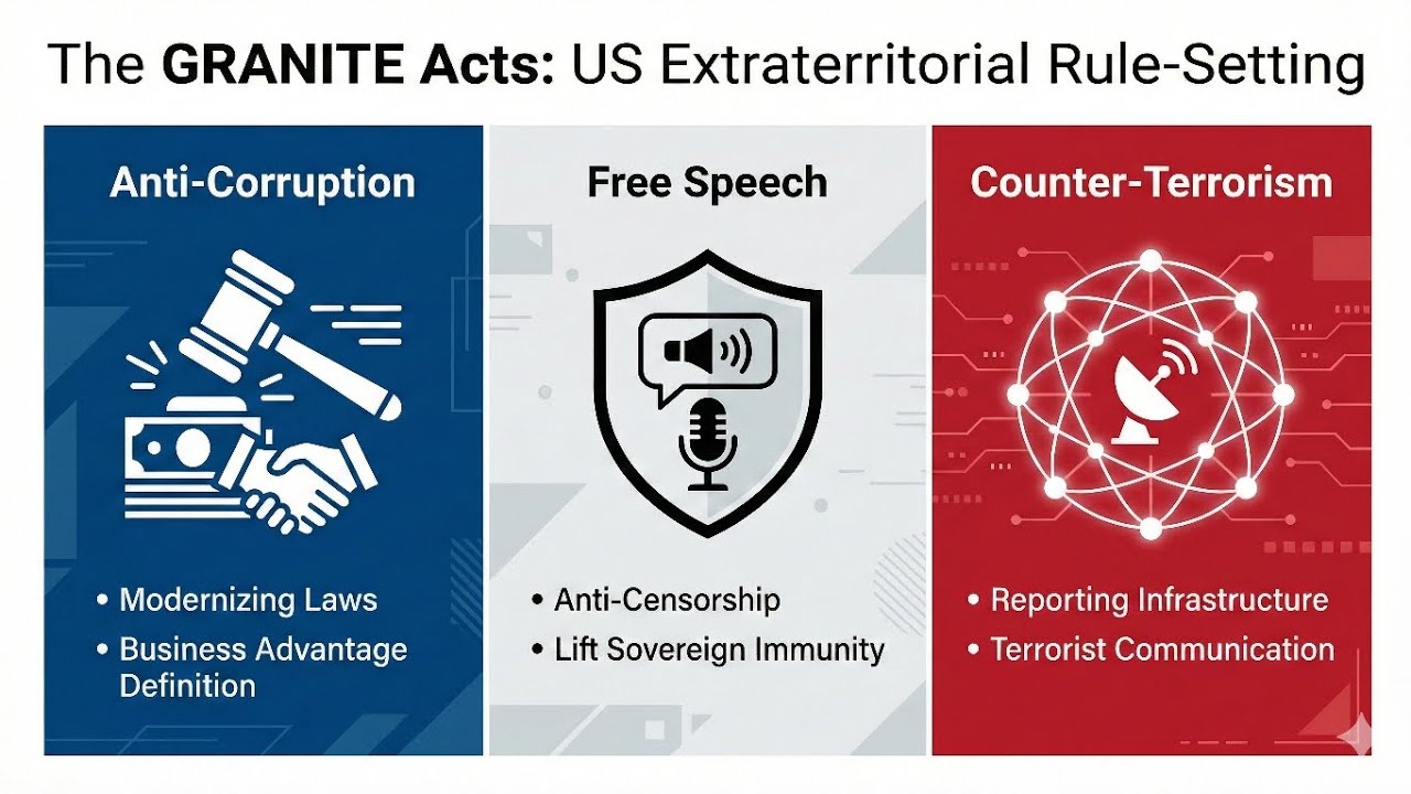 Die drei GRANITE Acts - US-Recht als globale Waffe