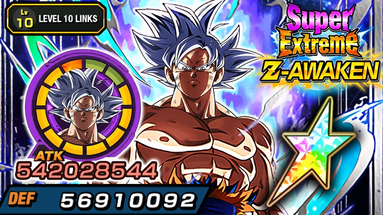 100% SUPER EZA INT ULTRA INSTINCT GOKU SHOWCASE!!!!!!!!!!! Dragon Ball Z Dokkan Battle